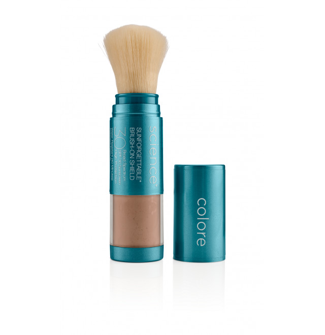 COLORESCIENCE SUNFORGETTABLE® TOTAL PROTECTION™ BRUSH-ON SHIELD SPF 30 DEEP - PROTECTIE SOLARA SPF 30