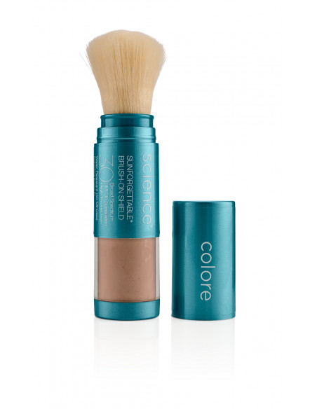 COLORESCIENCE SUNFORGETTABLE® TOTAL PROTECTION™ BRUSH-ON SHIELD SPF 30 DEEP - PROTECTIE SOLARA SPF 30