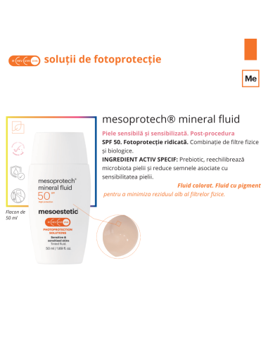 MINERAL FLUID PROTECTIE SOLARĂ SPF 50+