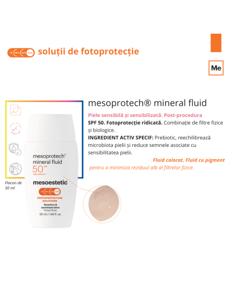 MINERAL FLUID PROTECTIE SOLARĂ SPF 50+ MINERAL FLUID PROTECTIE SOLARĂ SPF 50+