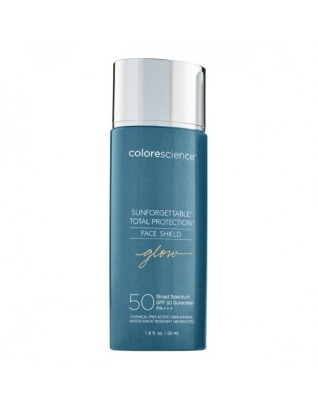 COLORESCIENCE SUNFORGETTABLE® TOTAL PROTECTION™ FACE SHIELD GLOW SPF 50 | DermaBeauty Shop COLORESCIENCE SUNFORGETTABLE® TOTAL PROTECTION™ FACE SHIELD GLOW SPF 50 | DermaBeauty Shop