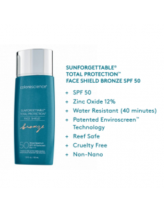 COLORESCIENCE SUNFORGETTABLE® TOTAL PROTECTION™ FACE SHIELD BRONZE SPF 50 | DermaBeauty Shop 2