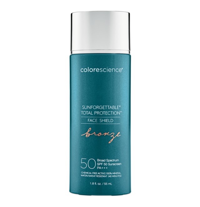 COLORESCIENCE SUNFORGETTABLE® TOTAL PROTECTION™ FACE SHIELD BRONZE SPF 50