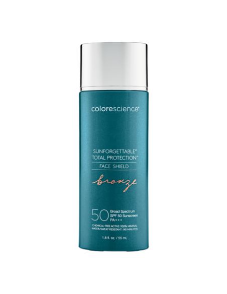 COLORESCIENCE SUNFORGETTABLE® TOTAL PROTECTION™ FACE SHIELD BRONZE SPF 50 | DermaBeauty Shop COLORESCIENCE SUNFORGETTABLE® TOTAL PROTECTION™ FACE SHIELD BRONZE SPF 50 | DermaBeauty Shop