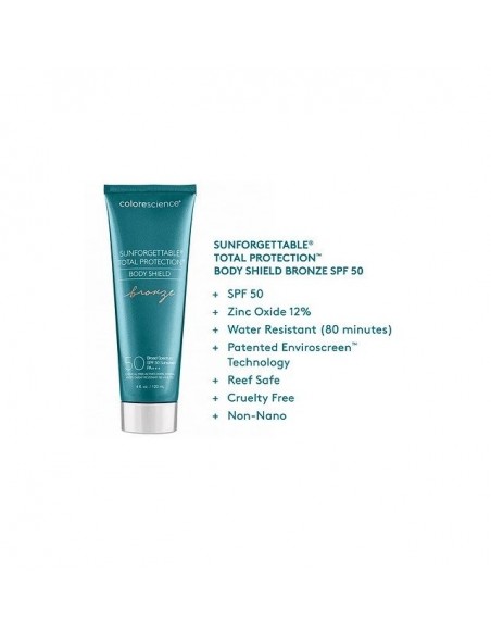 COLORESCIENCE SUNFORGETTABLE® TOTAL PROTECTION™ BODY SHIELD BRONZE SPF 50