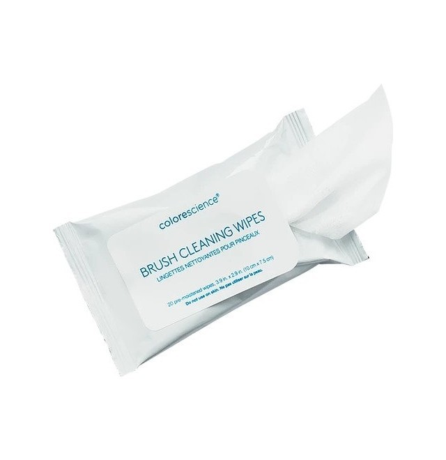 COLORESCIENCE BRUSH CLEANING WIPES| DermaBeauty Clinique