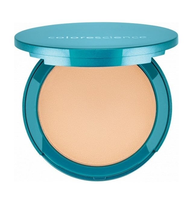 COLORESCIENCE NATURAL FINISH PRESSED FOUNDATION - MEDIUM SUNLIGHT PROTECTIE SOLARA SPF 20| DermaBeauty Clinique
