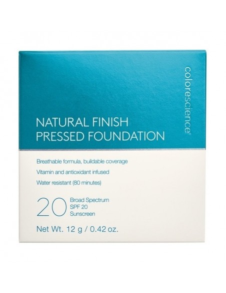 COLORESCIENCE NATURAL FINISH PRESSED FOUNDATION - MEDIUM SUNLIGHT PROTECTIE SOLARA SPF 20| DermaBeauty Clinique COLORESCIENCE NATURAL FINISH PRESSED FOUNDATION - MEDIUM SUNLIGHT PROTECTIE SOLARA SPF 20| DermaBeauty Clinique