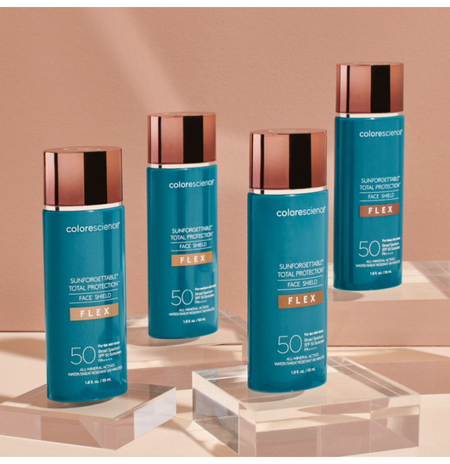 COLORESCIENCE SUNFORGETTABLE® TOTAL PROTECTION™ FACE SHIELD FLEX SPF 50 - TAN